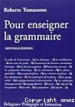 Pour enseigner la grammaire