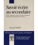 Savoir écrire au secondaire