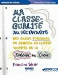 Ma classe-qualité au secondaire