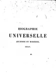 Biographie universelle ancienne et moderne