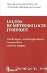 Leçons de méthodologie juridique