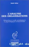 L'analyse des organisations