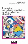 Introduction aux méthodes quantitatives en sciences humaines et sociales