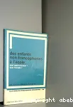 Des enfants non-francophones à l'école