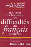 Nouveau dictionnaire des difficultés du français moderne