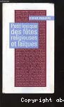 Petit lexique des fêtes religieuses et laïques