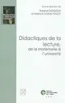 Didactiques de la lecture, de la maternelle à l' université