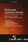 Dictionnaire humaniste infirmier