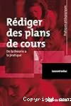 Rédiger des plans de cours