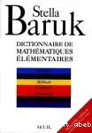Dictionnaire des mathématiques élémentaires