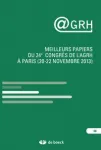 @GRH, 08 - 2013/3 - Meilleurs papiers du 24e congrès de l'AGRH à Paris (20-22 novembre 2013)