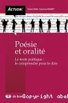 Poésie et oralité