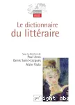 Le dictionnaire du littéraire