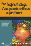 Pour l'apprentissage d'une pensée critique au primaire