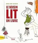 Le voisin lit un livre