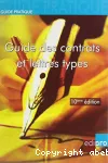 Guide des contrats et lettres types