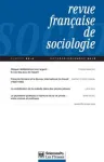 Revue française de sociologie, Vol. 56, n°4 - Octobre-Décembre 2015