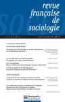 Revue française de sociologie, Vol. 57, n°1 - Janvier-Mars 2016