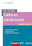 Cadre en travail social