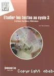 Étudier les textes au cycle 3