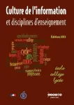 Culture de l'information et disciplines d'enseignement