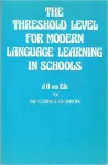 The Threshold level for modern language learning in schools