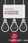 La philosophie de l'éducation