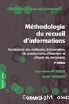 Méthodologie du recueil d'informations