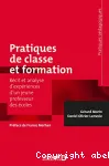 Pratiques de classe et formation