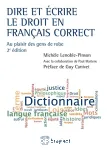 Dire et écrire le droit en français correct