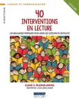 40 interventions en lecture