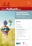 Philosophie et soins palliatifs : en quoi ces pratiques s'enrichissent-elles l'une, l'autre ?