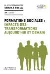 La revue française de service social, 275 - 2019-4 - Formations sociales