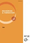 Recherche & formation, N°81 - 2016 - Varia