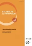 Recherche & formation, N°76 - 2014 - Care et professions de santé