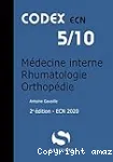 Médecine interne, immuno-allergologie, rhumatologie, orthopédie