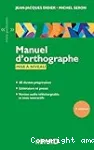 Manuel d'orthographe