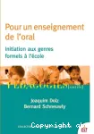 Pour un enseignement de l'oral