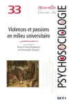 Nouvelle revue de psychosociologie, N°33 - Printemps 2022 - Violences et passions en milieu universitaire