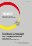 RDST - Recherches en didactique des sciences et des technologies, N°24 - 2021 - L'enseignement et l'apprentissage des sciences et des technologies dans l'enseignement supérieur