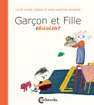 Garçon et fille bricolent