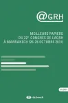 @GRH, 01 - 2011/1 - Meilleurs papiers du 22e Congrès de l'AGRH à Marrakech (26-28 octobre 2011)