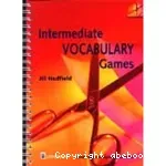 Intermediate vocabulary games