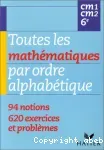 Toutes les mathématiques par ordre alphabétique