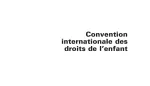 Convention internationale des droits de l'enfant