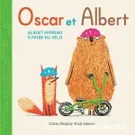 Oscar et Albert. Albert apprend à faire du vélo